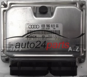 MOTORSTEUERGERÄT ECU STEUERGERÄT AUDI A4 1.9 TDI 038906019GG, 038 906 019 GG, BOSCH 0 281 010 813, 0281010813, DIESEL EDC15P+ 1498, 28SA5462 