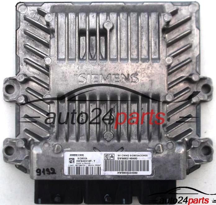 ECU ENGINE CONTROLLER PEUGEOT, CITROEN 2.0 16V