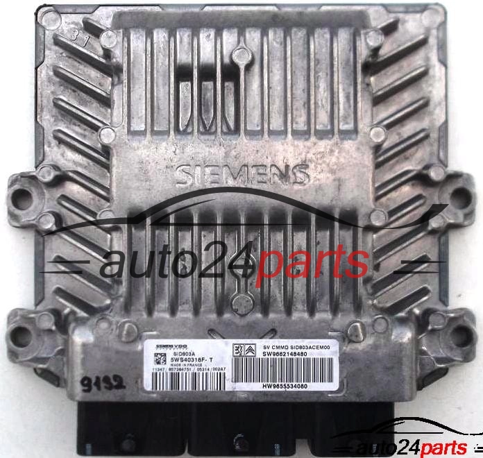 ECU ENGINE CONTROLLER PEUGEOT, CITROEN 2.0 16V