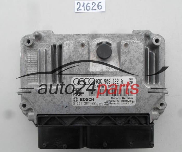 VW VOLKSWAGEN BOSCH 0 261 201 925, 0261201925, 03C 906 022 A, 03C906022A, MED17.5.20 