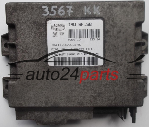 ECU CENTRALITA DE MOTOR FIAT PUNTO 176 1.1 IAW6FSB, IAW6F.SB, IAW 6F.SB/0914-5C, 7787316, 6160201502, 61602.015.02