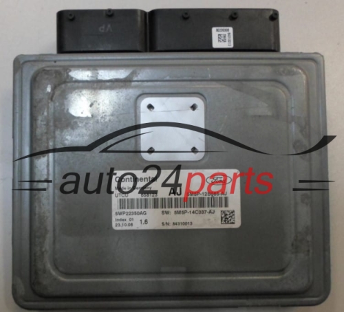 Calculateur Moteur FORD 1.6 Continental 5WP22350AG, 5M5P-12B565-AJ,  5M5P-14C337-AJ