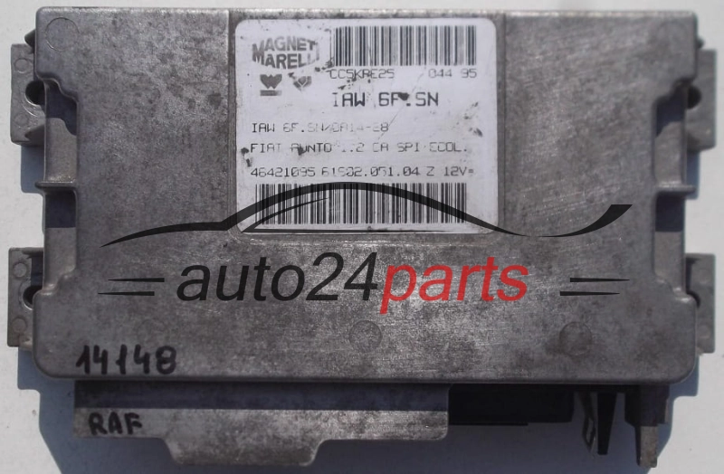 ecu engine control module FIAT PUNTO 1.2 8V 