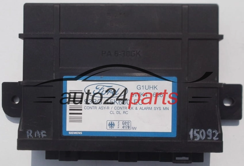 SIEMENS 5WK4 606, 5WK4606, 93BG 15K600 EC, 93BG15K600EC