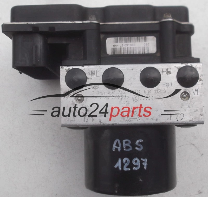 Aντλία ABS VOLKSWAGEN SEAT SKODA BOSCH 0 265 231 712, 0265231712, 6Q0 614 117 S, 6Q0614117S, 0 265 800 511, 0265800511, 6Q0 907 379 AF, 6Q0907379AF