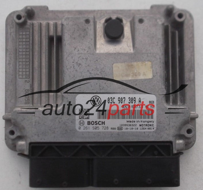 Μονάδα Ελέγχου Κινητήρα VOLKSWAGEN GOLF 1.4 TSI BOSCH 0 261 S05 728,  03C 907 309 A