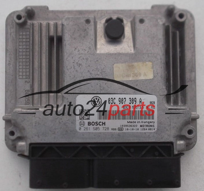 Μονάδα Ελέγχου Κινητήρα VOLKSWAGEN GOLF 1.4 TSI BOSCH 0 261 S05 728,  03C 907 309 A