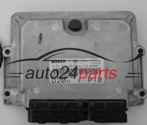 Μονάδα Ελέγχου Κινητήρα  CITROEN JUMPER PEUGEOT BOXER 2.0 HDI BOSCH 0 281 010 346,  9646138580