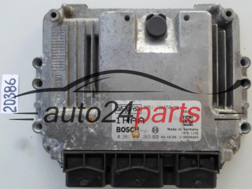 KOMPUTER STEROWNIK SILNIKA FORD FOCUS C-MAX 1.6 TDCI BOSCH 0 281 011 263, 0281011263, FoMoCo 3M51-12A650-MA, 3M5112A650MA