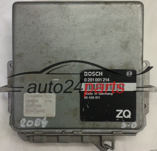 ECU CENTRALITA DE MOTOR OPEL CHEVROLET HOLDEN VAUXHALL OMEGA 2.5 TD U25TD 90459811 ZQ 90 459 811, BOSCH 0281001214, 0 281 001 214