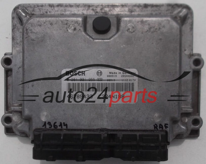 KOMPUTER STEROWNIK SILNIKA FIAT PUNTO 1.9 JTD BOSCH 0281001955, 0 281 001 955, 46789433 C324N188 1039S06665 