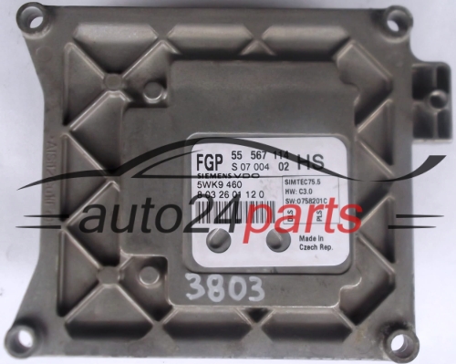 ECU CENTRALITA DE MOTOR  OPEL ASTRA ZAFIRA SIEMENS 5WK9 460,  FGP 55 567 114 HS