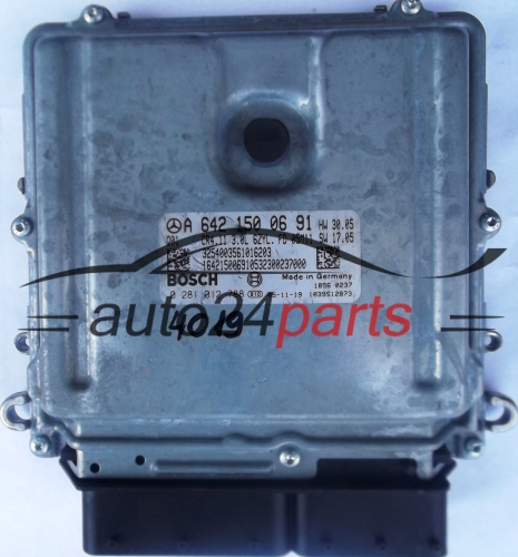 KOMPUTER STEROWNIK SILNIKA MERCEDES W211 280 CDI BOSCH 0281012788, 0 281 012 788, A6421500691, A 642 150 06 91, Q01 CR4.11 1039S12873 - 