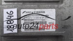 KOMPUTER STEROWNIK SILNIKA FIAT GRANDE PUNTO 1.3 JTD MAGNETI MARELLI MJD 6F3.PB, MJD6F3PB, FPT 51806506, 71600.169.01, 7160016901