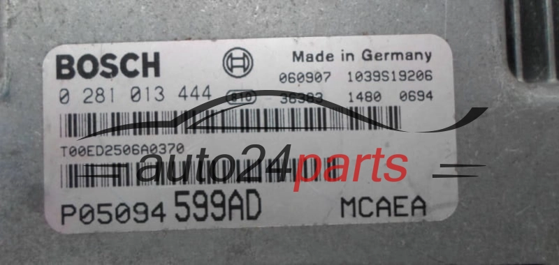 Centralina motore JEEP COMPAS 2.0 CRD BOSCH 0 281 013 444,  P05094599AD