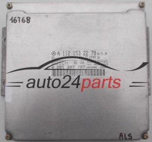 CENTRALINA MOTORE MERCEDES ML BOSCH 0 261 207 707, 0261207707, A 112 153 22 79, A1121532279