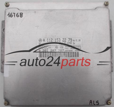CENTRALINA MOTORE MERCEDES ML BOSCH 0 261 207 707, 0261207707, A 112 153 22 79, A1121532279 