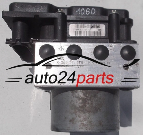 ABS CENTRALINA POMPA CITROEN C1 TOYOTA AYGO PEUGEOT 107 BOSCH 0 265 231 579, 0265231579, 44510-0H010, 445100H010, 0 265 800 441, 0265800441 