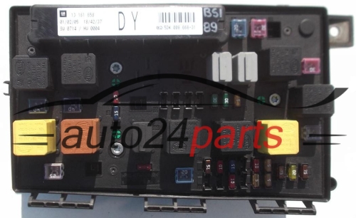 FUSE RELAY BOX ELECTRICAL COMFORT CONTROL MODULE BODY OPEL GM 13 181 658 DY HELLA 5DK 008 668-31