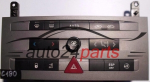 PANEL OGRZEWANIA STEROWNIK NAWIEWU REGULATOR KLIMATRONIK PEUGEOT 407 VISTEON VP4PUH18C612CH, VP4PUH-18C612-CH, 96573326YW, 96573326 YW, 96 573 326 YW 03 D2 RFTA- - C180