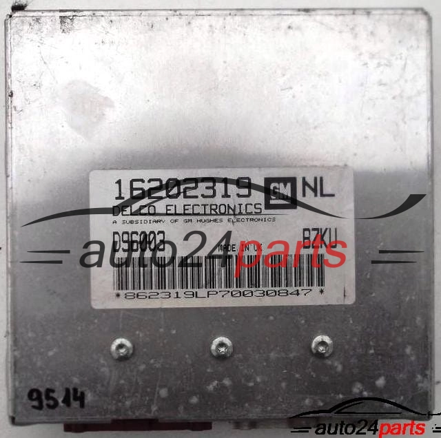 ECU ENGINE CONTROLLER OPEL VECTRA B 1.6, 16202319 NL