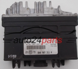 CENTRALINA MOTORE VOLKSWAGEN GOLF 1.8 BOSCH 0 261 203 184/185, 0261203184, 0261203185, 8A0 907 311 H, 8A0907311H