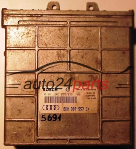 ECU CENTRALITA DE MOTOR AUDI A4 1.8 BOSCH 0261203938, 0261203939, 0 261 203 938/939, 8D0907557CX, 8D0 907 557 CX 
