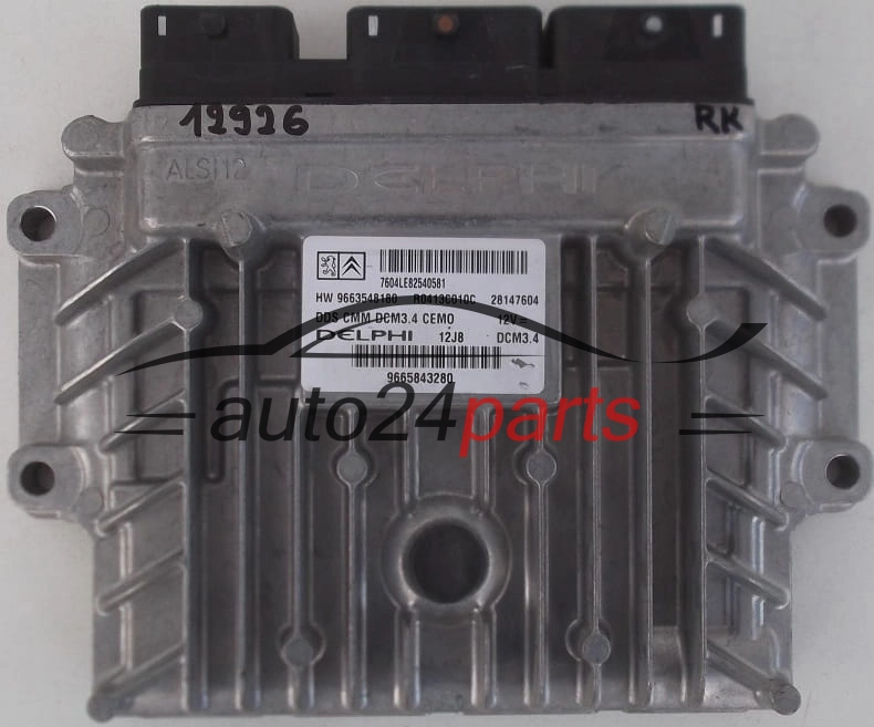 calculateur moteur pour citroen et peugeot 2.0 hdi