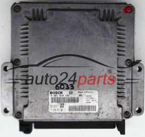 KOMPUTER STEROWNIK SILNIKA CITROEN PEUGEOT 2.0 HDI BOSCH 0 281 010 163, 0281010163, 96 370 897 80, 9637089780 - 6033, 7411