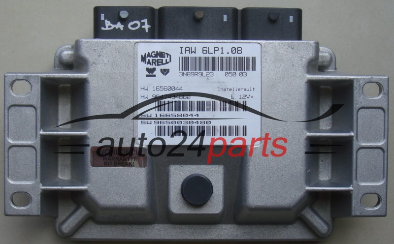 Μονάδα Ελέγχου Κινητήρα  CITROEN PEUGEOT 1.4 Magneti Marelli IAW 6LP1.08,  16560044