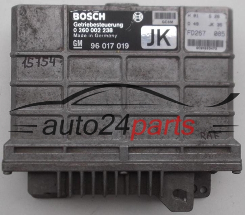 GETRIEBESTEUERGERÄT GETRIBESTEUERUNG  OPEL SENATOR BOSCH 0 260 002 238, 0260002238, GM 96 017 019 JK, 96017019JK