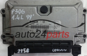ECU CENTRALITA DE MOTOR PEUGEOT 306 1.4 9630985380 BOSCH 0261204494 MP7.3 01 26FM0532 