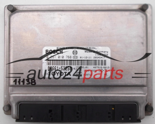 TOYOTA YARIS 1.4, BOSCH 0 281 010 768, 0281010768, 89661-52250, 8966152250
