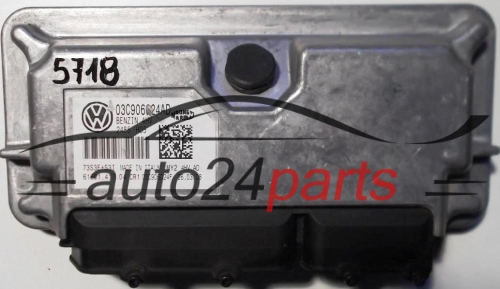 CENTRALINA MOTORE VOLKSWAGEN POLO 1.4 MAGNETI MARELLI MY2 4HV.AD, MY24HVAD, 03C 906 024 AD, 03C906024AD, 03C 906 024 F, 03C906024F, 61601.417.04, 6160141704