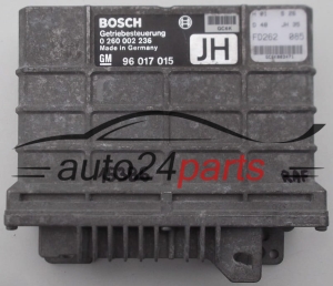 ECU AUTOMATIC GEARBOX OPEL OMEGA A BOSCH 0 260 002 236, 0260002236, GM 96 017 015 JH, 96017015JH