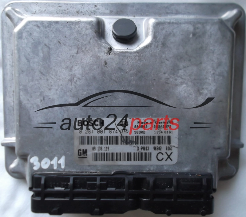 calculateur moteur pour opel chevrolet, holden, vauxhall vectra 2.0 dti x20dth, y20dth