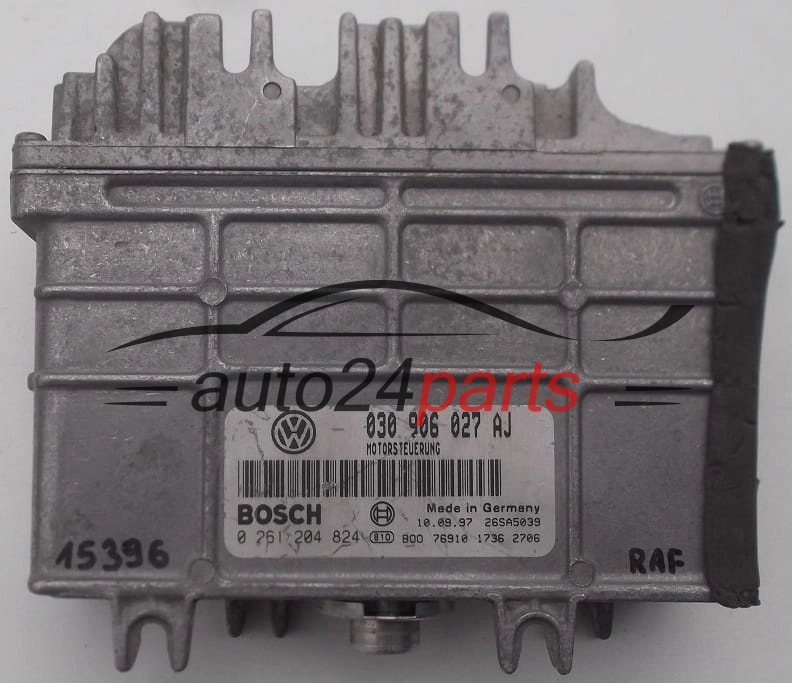 CENTRALITA DE MOTOR VOLKSWAGEN POLO BOSCH 0 261 204 824, 0261204824, 030 906 027 AJ, 030906027AJ 