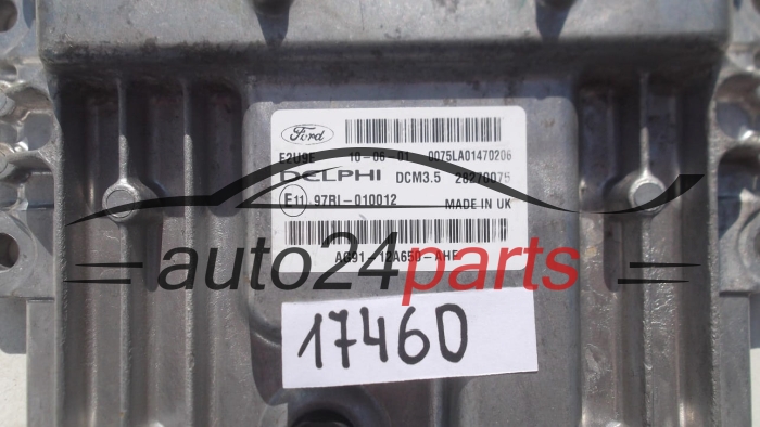MOTORSTEUERGERÄT ECU STEUERGERÄT FORD 2.0 TDCI DELPHI 28270075, AG91-12A650-AHF,  E2U9E