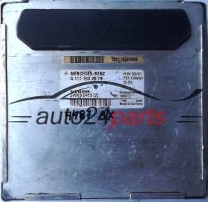 ECU CENTRALITA DE MOTOR MERCEDES W170 SLK 230 A1111532879, 1111532879, A 111 153 28 79 SIEMENS SIM4 LE 5WK9 0413 (2) 5WK90413