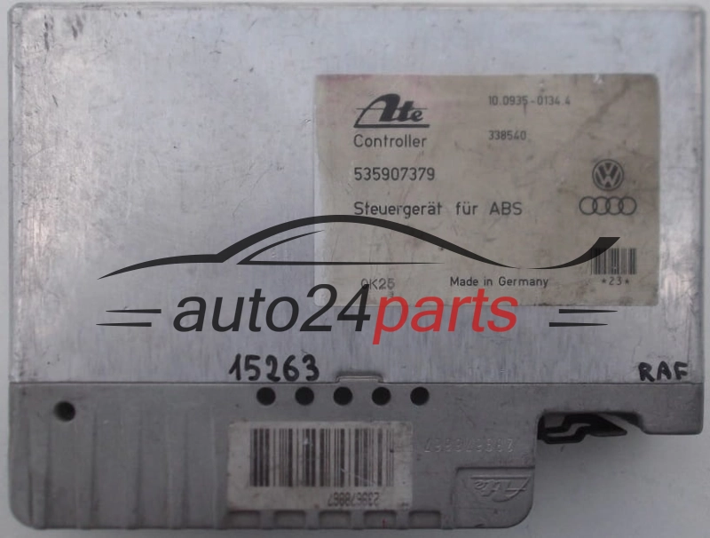 ABS STEROWNIK VW CORRADO GOLF JETTA PASSAT 535907379 10.0935-0134.4, 10093501344, 535907379, 03001-AWCA