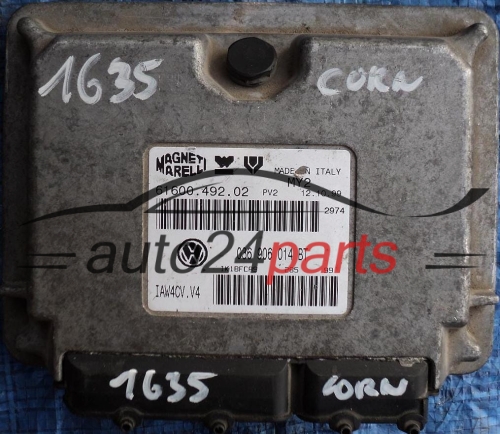 CENTRALINA DO MOTORE VW VOLKSWAGEN POLO LUPO 1.4 MAGNETI MARELLI IAW 4CV.V4, IAW4CVV4, 036906014BT, 036 906 014 BT, 61600.492.02, 6160049202