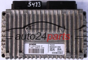 STEROWNIK SKRZYNI AUTOMATYCZNEJ PEUGEOT 307 1.6 SIEMENS S118047505F, S118047505 F, TA2000 9649341380, BVA 8200031512 - 5423, 6359