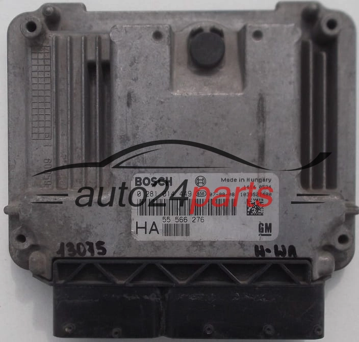 KOMPUTER STEROWNIK SILNIKA OPEL VECTRA SIGNUM 1.9 CDTI Z19DT Z19DTL Z19DTH 55566276 HA, 55 566 276 HA, BOSCH 0281014449 