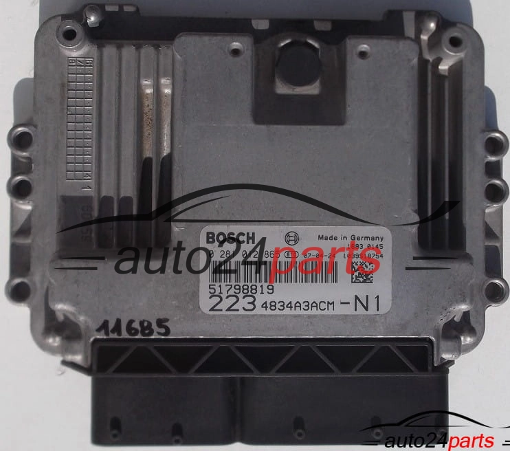 CENTRALITA DE MOTOR FIAT DOBLO 1.9 JTD, BOSCH 0 281 012 865