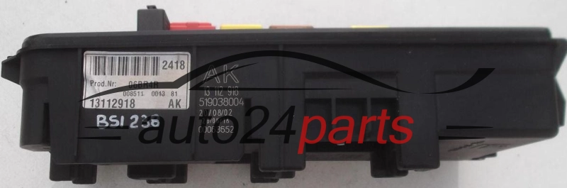 Ηλεκτρικό κιβώτιο θρυαλλίδων κουτί BSI OPEL VECTRA C SIGNUM GM 13 112 918 AK