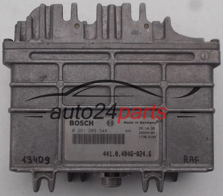 KOMPUTER STEROWNIK SILNIKA SKODA FELICIA 1.3 BOSCH 0 261 203 544, 0261203544, 441.0.4046-024.6, 441040460246