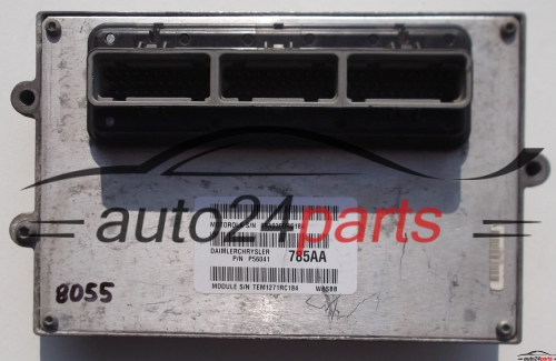 CALCULATEUR MOTEUR CHRYSLER JEEP GRAND CHEROKEE 4.0 MOTOROLA 09A0300RC184, P56041 785AA, P56041785AA, WBSBB