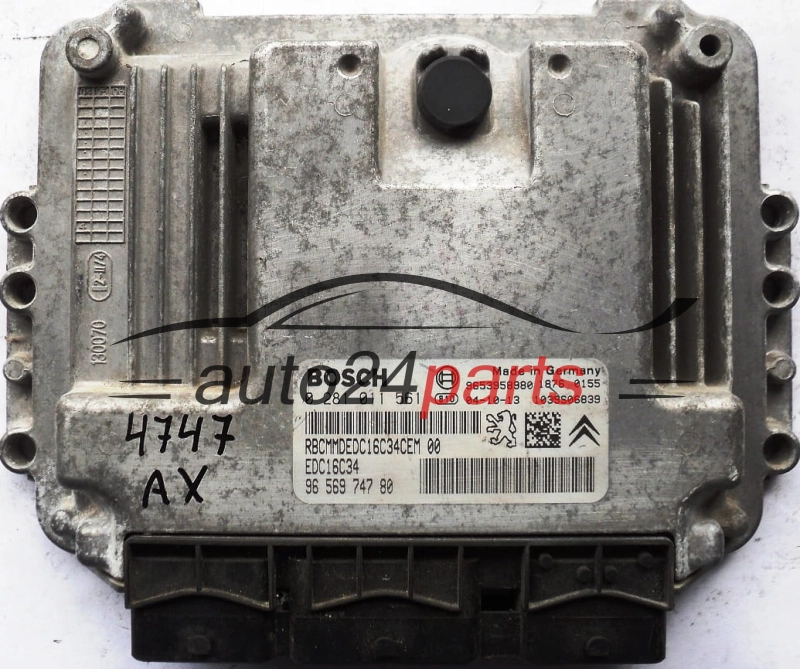 Μονάδα Ελέγχου Κινητήρα CITROEN C5 1.6 HDI BOSCH 0 281 011 561