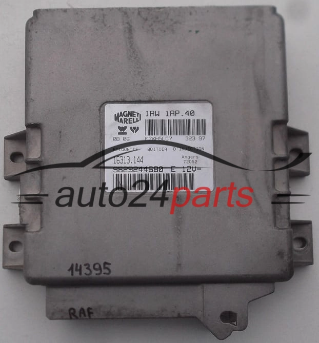 Μονάδα Ελέγχου Κινητήρα CITROEN XANTIA PEUGEOT 406 2.1 MAGNETI MARELLI IAW 1AP.40, IAW1AP40, 9629244680 E, 16313.144, 16313144 