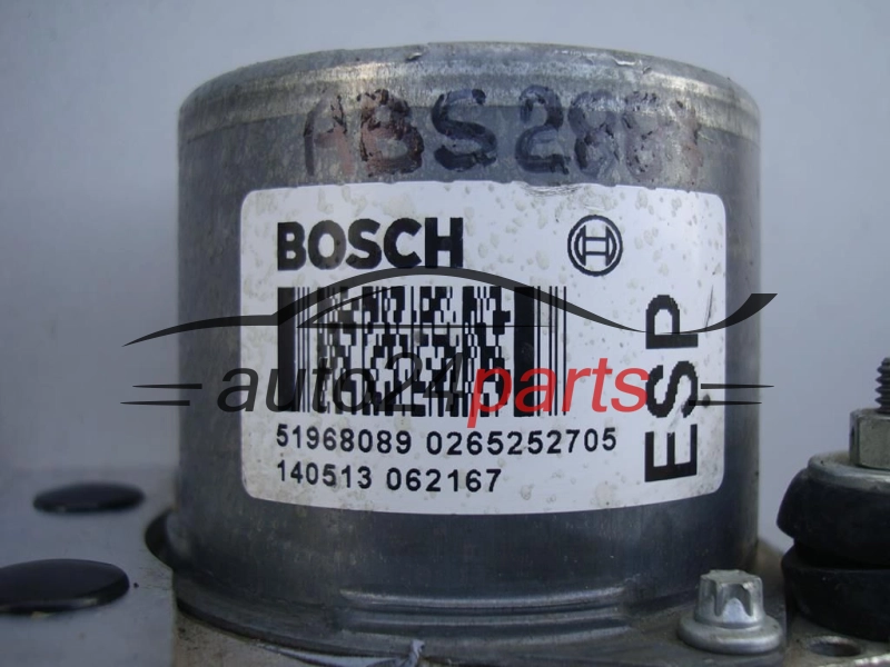 Αντλία αβς ALFA ROMEO MITO BOSCH 0 265 252 705, 0265252705, 51968089, 0265952252
